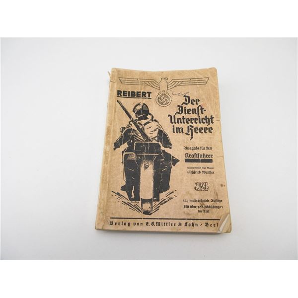 WWII GERMAN SOLDIERS MANUAL