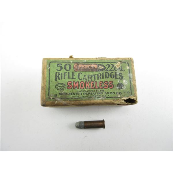 COLLECTIBLE WINCHESTER .22 LONG AMMO