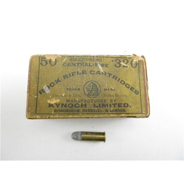COLLECTIBLE KYNOCH .320 ROOK RIFLE AMMO