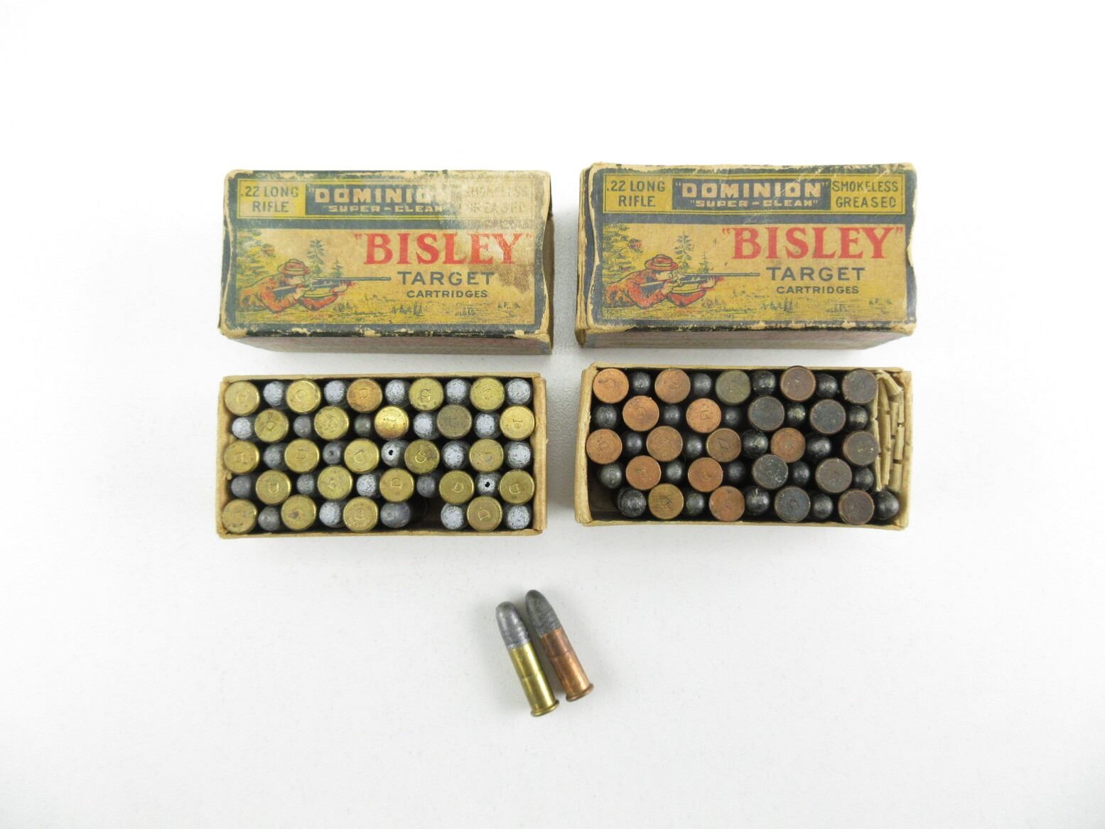 COLLECTIBLE DOMINION .22 LONG RIFLE AMMO LOT