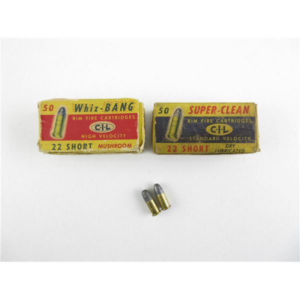 COLLECTIBLE C-I-L .22 SHORT AMMO LOT