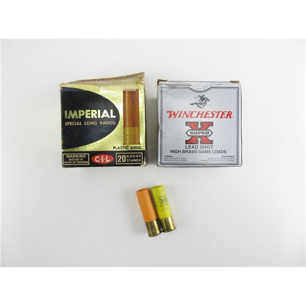 ASSORTED 20 GAUGE SHOT SHELL LOT