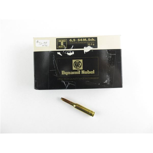 DYNAMIT NOBLE 6.5X54MM SCH AMMO