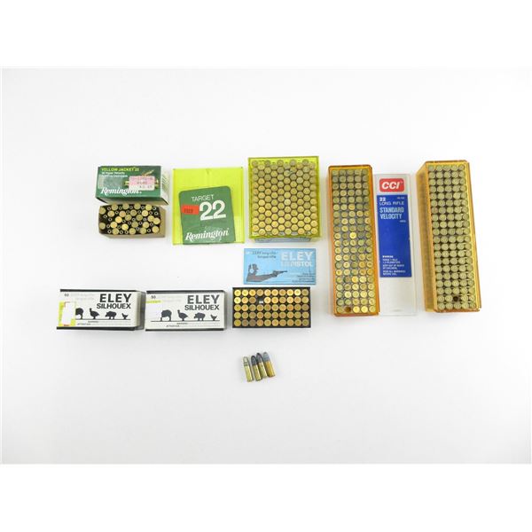 ASSORTED .22 LONG RIFLE AMMO LOT