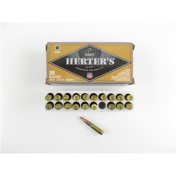 HERTER'S .300 BLACKOUT AMMO