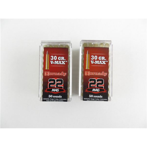 HORNADY .22 MAG AMMO LOT
