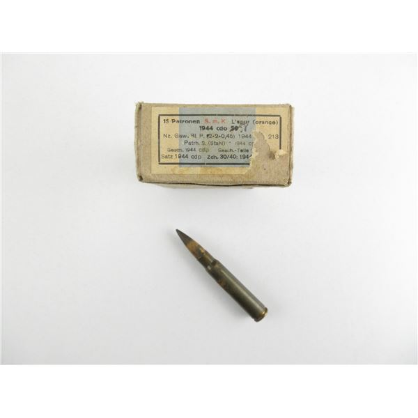 WWII GERMAN 8MM MILITARY AMMO LOT