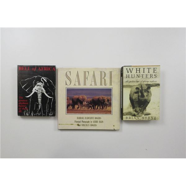 ASSORTED AFRICAN HUNTING BOOK LOT