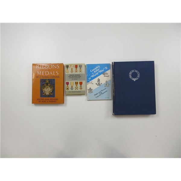 ASSORTED MEDAL AND RIBBONS BOOK LOT