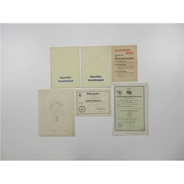 WWII GERMAN DOCUMENTATION LOT