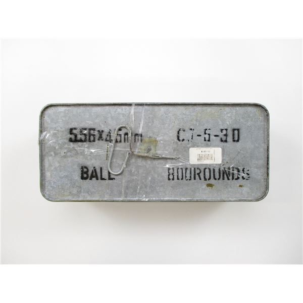 MILITARY 5.56X45MM IN SEALED SPAM CAN