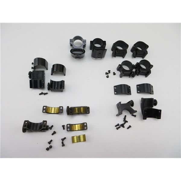 ASSORTED SCOPE RING LOT