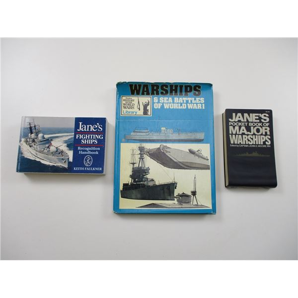 ASSORTED MILITARY WARSHIP BOOK LOT