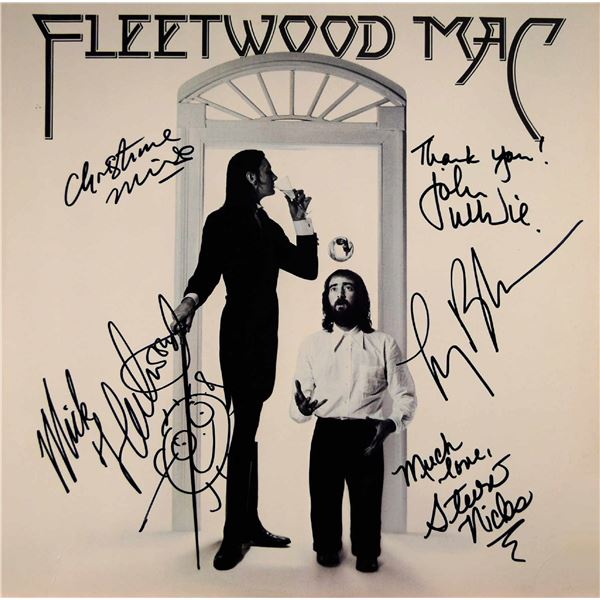Mick Fleetwood signed Fleetwood Mac album black marker COA hologram main image 0