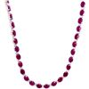 Image 3 : 40ct RUBY 14K WHITE Gold 24.5gm Necklace