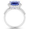 Image 2 : 4.91ct Tanzanite 14K White Gold Ring