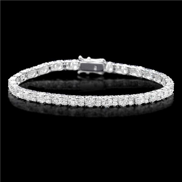 18k White Gold 8.60ct Diamond Bracelet