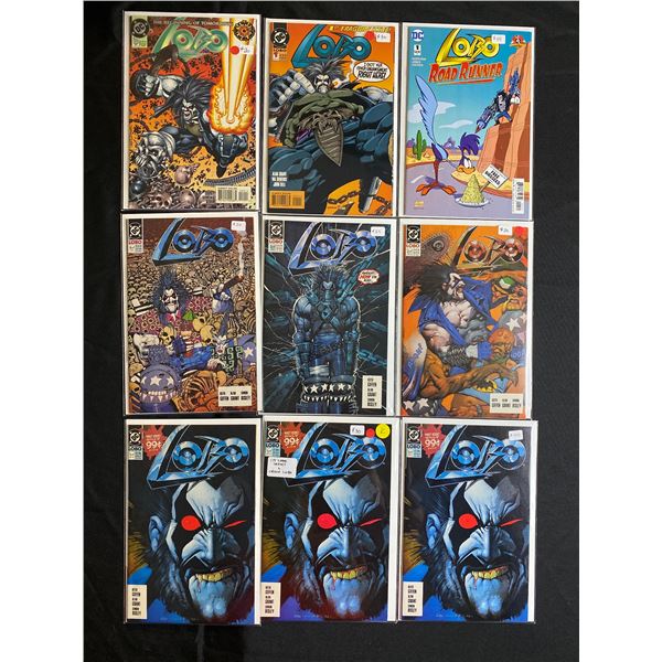 9 Assorted Lobo Comics
