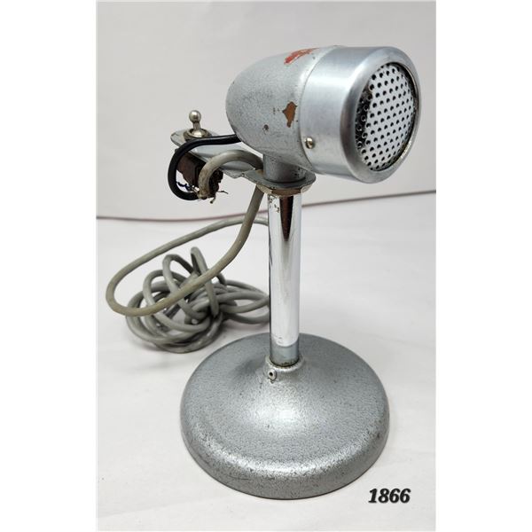Vintage Microphone With Stand