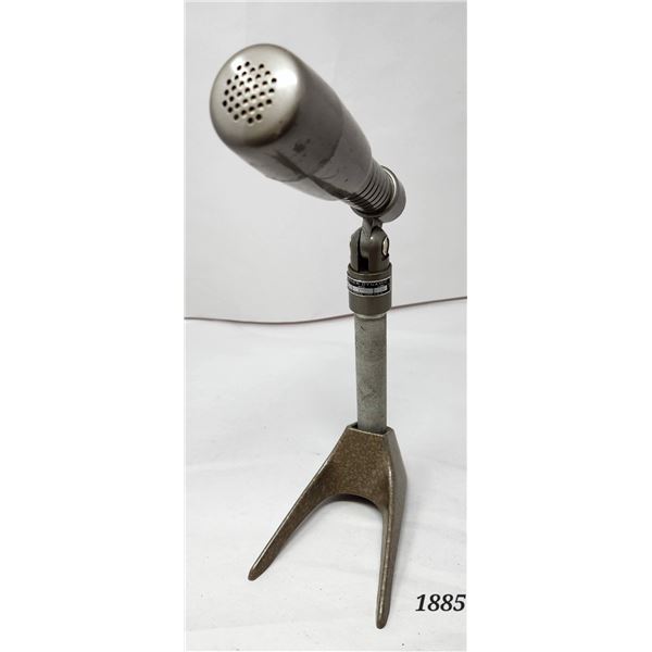 Vintage Turner Dynamic Microphone With Stand