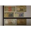 Image 2 : 6 RUPEE BILLS: CYLON 1954-1 RUPEE, 1957-1 RUPEE,