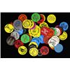 Image 2 : 54 ASSORTED WISCONSIN PLASTIC DRINK TOKENS: