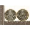 Image 2 : 2-KENNEDY HALF DOLLARS WITH ELVIS OVERLAYS: