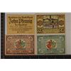 Image 1 : 4 GERMAN NOTEGELDS 1920/21 -10, 25 & 2-50 PFENNING