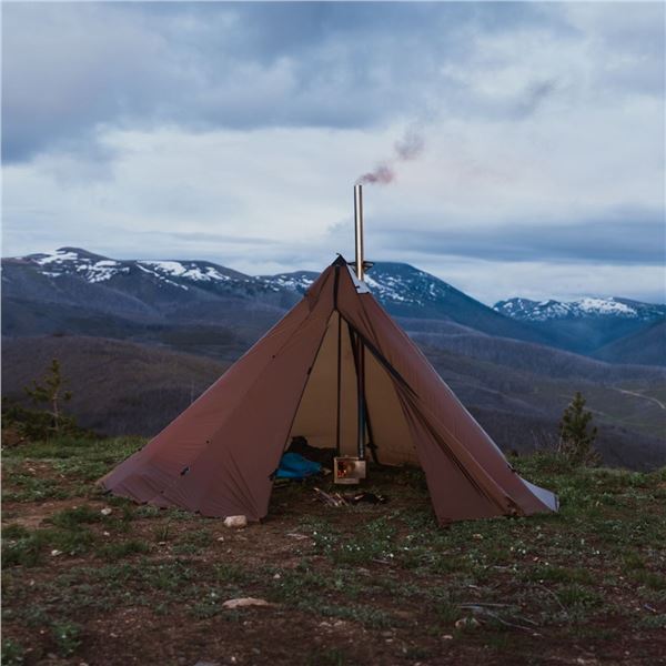 8 Person Tipi with an XL Stove Donated by Seek Outside