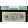 Image 2 : 1862 $20 T-51 Confederate PCGS 25PPQ