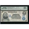 Image 1 : 1902 $5 Indianapolis IN National PMG 64EPQ
