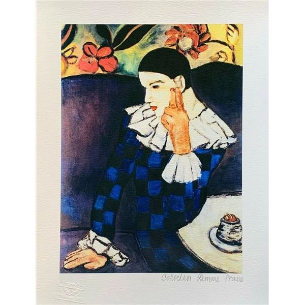 Harlequin Leaning Giclee