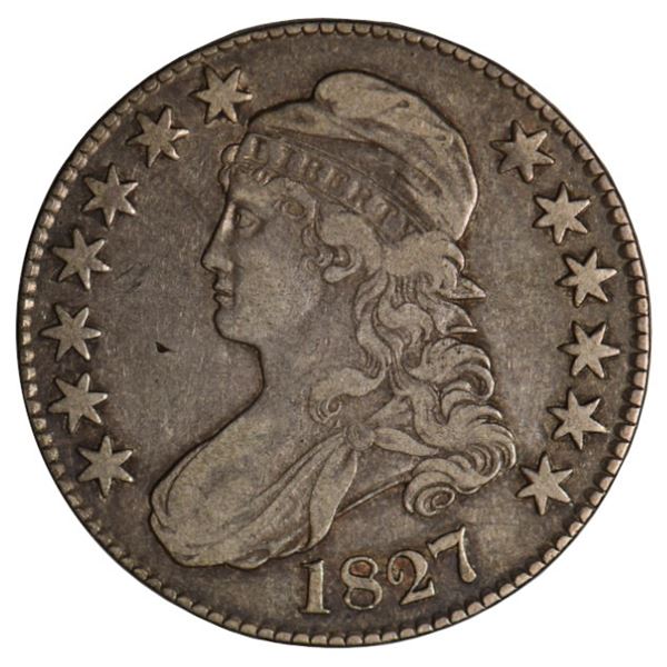 1827 Capped Bust Half Dollar Coin
