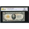 Image 1 : 1928 $20 Gold Certificate PCGS 45
