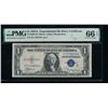 Image 1 : 1935A $1 Experimental R Silver Certificate PMG 66EPQ