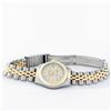 Image 9 : Rolex Ladies 2T Yellow Gold & Stainless Steel Silver Tapestry Dial Wristwatch 26