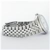 Image 7 : Rolex Mens Quickset Stainless Steel Sapphire Crystal White Index Datejust Wristw