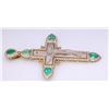 Image 3 : Antique Peruvian Rock Crystal Crucifix Mounted as Pendant by Carlo Rici