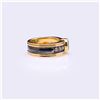 Image 3 : 18K Yellow Gold Emerald & Diamond Ring by Carlo Rici