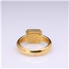 Image 4 : Heavy 18k Yellow Gold & Citrine Ring