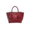 Image 2 : Prada Red Calf Twin Pocket Tote Bag