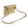 Image 3 : Bottega Veneta Gold Metallic Top Zip Shoulder Bag