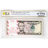 Image 1 : Pack 2017A $5 Federal Reserve STAR Notes ATL Fr.1998-F* PCGS Gem Uncirculated 65PPQ