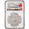 Image 1 : 1975 Canada $1 Calgary Centennial Silver Dollar Coin NGC SP67