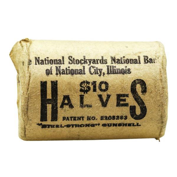 Original Bank Roll of (20) Brilliant Uncirculated 1962-D Franklin Half Dollar Coins