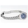Image 9 : Rolex Ladies Stainless Steel Blue Roman Diamond Datejust Wristwatch