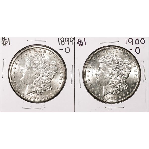 Lot of 1899-O & 1900-O  $1 Morgan Silver Dollar Coins