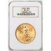 Image 1 : 1924 $20 St. Gaudens Double Eagle Gold Coin NGC MS64