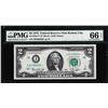 Image 1 : 1976 $2 Federal Reserve Star Note Kansas City Fr.1935-J* PMG Gem Uncirculated 66EPQ