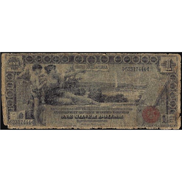 1896 $1 Educational Silver Certificate Note